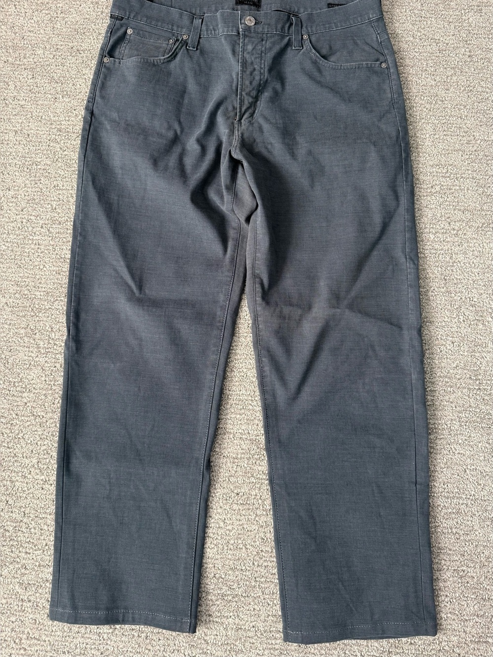 Citizen’s of Humanity Sid Men's Dark Gray Straight-Leg Jeans
